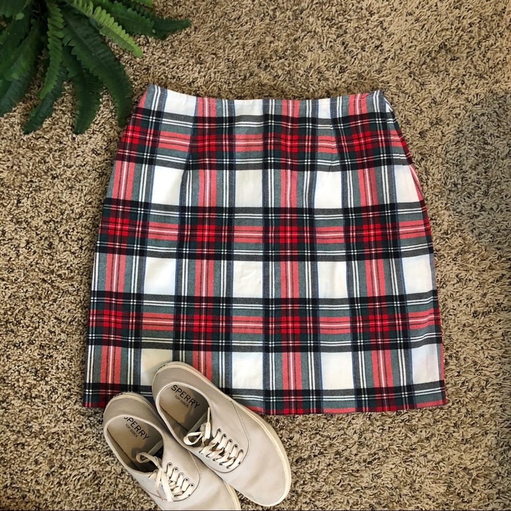 PLAID MINI-SKIRT from The Limited